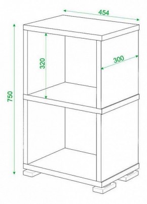 Стеллаж Домино СБ-15/2 в Добрянке - dobryanka.mebel24.online | фото 2