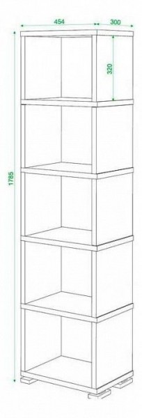 Стеллаж Домино СБ-15/5 в Добрянке - dobryanka.mebel24.online | фото 3