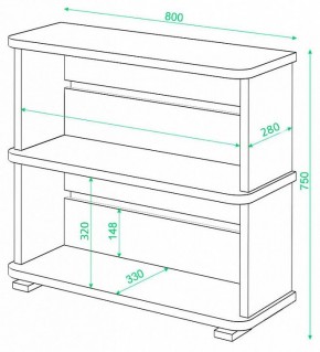 Стеллаж Домино СБ-25/2 в Добрянке - dobryanka.mebel24.online | фото 2