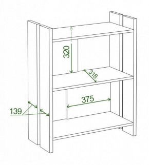 Стеллаж Домино СТЛ-ОН в Добрянке - dobryanka.mebel24.online | фото 2