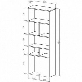 Стеллаж Феликс-4 в Добрянке - dobryanka.mebel24.online | фото 2