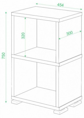 Стеллаж-колонка Домино СБ-15/2 в Добрянке - dobryanka.mebel24.online | фото 2