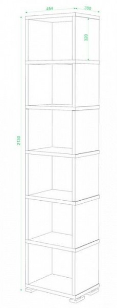 Стеллаж-колонка СБ-15/6 в Добрянке - dobryanka.mebel24.online | фото 2