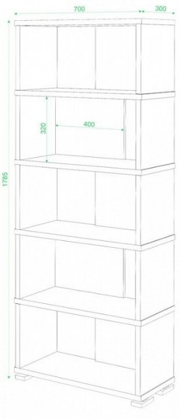 Стеллаж СБ-10/5 в Добрянке - dobryanka.mebel24.online | фото 2