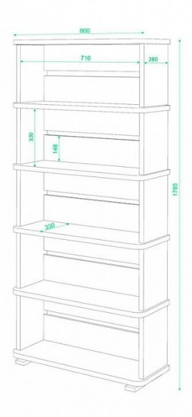 Стеллаж СБ-25/5 в Добрянке - dobryanka.mebel24.online | фото 2