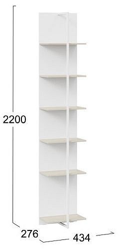 Стеллаж Сканди в Добрянке - dobryanka.mebel24.online | фото 2