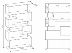 Стеллаж СТ-2 в Добрянке - dobryanka.mebel24.online | фото 2