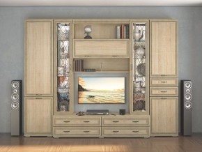 Стенка Ливорно дуб сонома в Добрянке - dobryanka.mebel24.online | фото 1