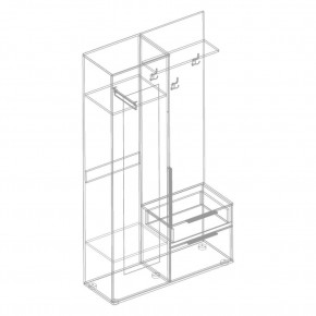 СТИЛ Прихожая (модульная) в Добрянке - dobryanka.mebel24.online | фото 3