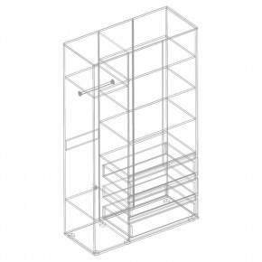 СТИЛ Шкаф 3-ств с 3 ящиками в Добрянке - dobryanka.mebel24.online | фото 2