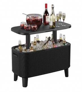 Стол Беви Бар (Bevy Bar Large Cool Bar), графит в Добрянке - dobryanka.mebel24.online | фото 3
