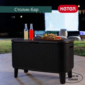 Стол Беви Бар (Bevy Bar Large Cool Bar), графит в Добрянке - dobryanka.mebel24.online | фото 4