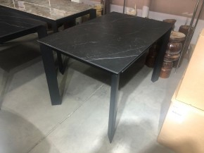 Стол CORNER 120 MATT BLACK MARBLE SOLID CERAMIC / BLACK, ®DISAUR в Добрянке - dobryanka.mebel24.online | фото 10