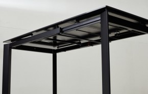 Стол CORNER 120 MATT BLACK MARBLE SOLID CERAMIC / BLACK, ®DISAUR в Добрянке - dobryanka.mebel24.online | фото 2