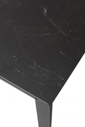 Стол CORNER 120 MATT BLACK MARBLE SOLID CERAMIC / BLACK, ®DISAUR в Добрянке - dobryanka.mebel24.online | фото 5