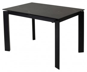 Стол CORNER 120 MATT BLACK MARBLE SOLID CERAMIC / BLACK, ®DISAUR в Добрянке - dobryanka.mebel24.online | фото 9