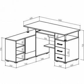 Стол компьютерный Амбер-11 в Добрянке - dobryanka.mebel24.online | фото 2