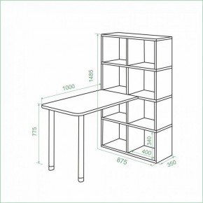 Стол компьютерный Bartolo в Добрянке - dobryanka.mebel24.online | фото 3