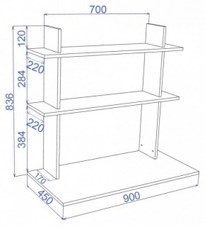 Стол компьютерный Cross СтТ2 в Добрянке - dobryanka.mebel24.online | фото 3