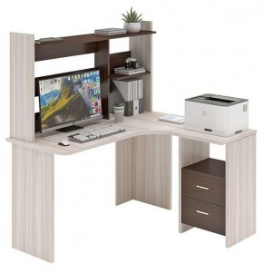 Стол компьютерный Домино Lite СКЛ-Угл130+НКЛ-130 в Добрянке - dobryanka.mebel24.online | фото 2