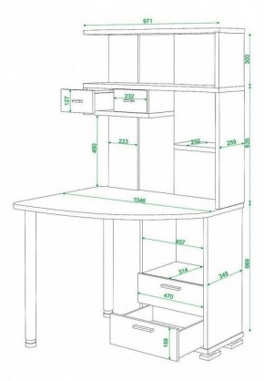 Стол компьютерный Домино нельсон СК-20 в Добрянке - dobryanka.mebel24.online | фото 5