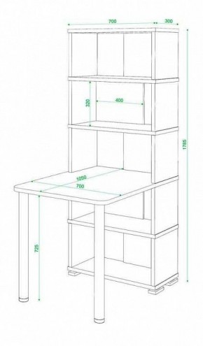 Стол компьютерный Домино СБ-10М5 в Добрянке - dobryanka.mebel24.online | фото 4