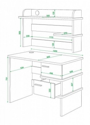 Стол компьютерный Домино СД-15 в Добрянке - dobryanka.mebel24.online | фото 4