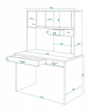 Стол компьютерный Домино СК-60 в Добрянке - dobryanka.mebel24.online | фото 2