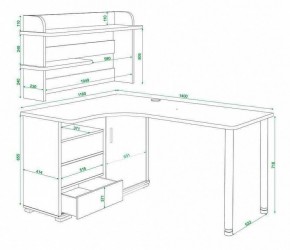 Стол компьютерный Домино СР-145М в Добрянке - dobryanka.mebel24.online | фото 5