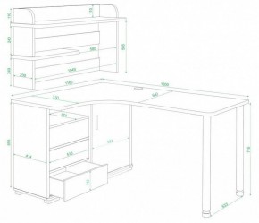 Стол компьютерный Домино СР-145М в Добрянке - dobryanka.mebel24.online | фото 3