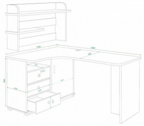 Стол компьютерный Домино СР-165 в Добрянке - dobryanka.mebel24.online | фото 3