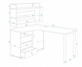 Стол компьютерный Домино СР-165М в Добрянке - dobryanka.mebel24.online | фото 2