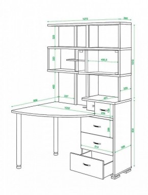 Стол компьютерный Домино СР-320 в Добрянке - dobryanka.mebel24.online | фото 5