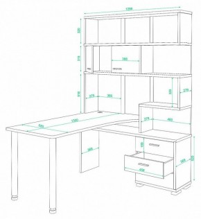 Стол компьютерный Домино СР-420/130 в Добрянке - dobryanka.mebel24.online | фото 2