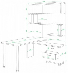 Стол компьютерный Домино СР-420/170 в Добрянке - dobryanka.mebel24.online | фото 2