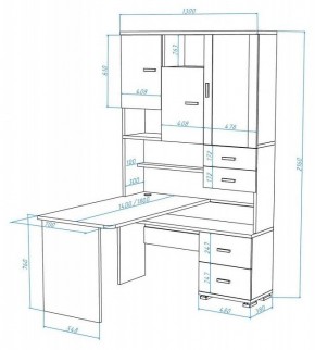 Стол компьютерный Домино СР-620/180 в Добрянке - dobryanka.mebel24.online | фото 2