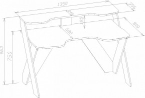 Стол компьютерный КСТ-118 в Добрянке - dobryanka.mebel24.online | фото 3