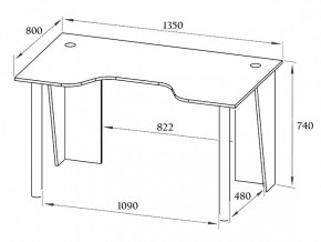 Стол компьютерный КСТ-18 в Добрянке - dobryanka.mebel24.online | фото 2