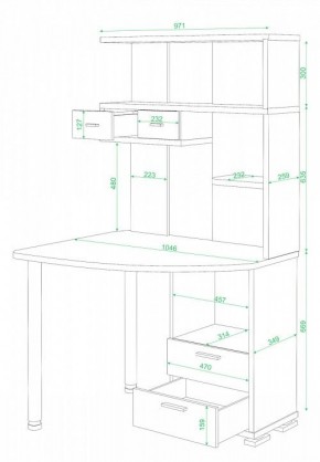 Стол компьютерный СК-20 в Добрянке - dobryanka.mebel24.online | фото 2