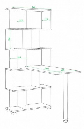 Стол компьютерный СЛ-5СТ в Добрянке - dobryanka.mebel24.online | фото 2