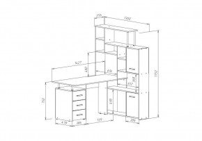 Компьютерный стол КС15 в Добрянке - dobryanka.mebel24.online | фото