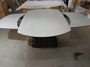 Стол LORENS 150 TL-58 поворотная система раскладки, испанская керамика / Темно-серый, ®DISAUR в Добрянке - dobryanka.mebel24.online | фото 2