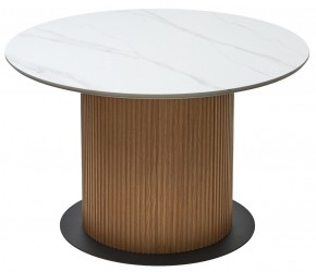 Стол MESA D120 цвет БЕЛЫЙ МРАМОР M326 / Каркас OAK, ®DISAUR в Добрянке - dobryanka.mebel24.online | фото 7
