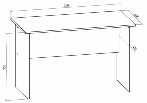 Стол офисный Офис ОФ-112К в Добрянке - dobryanka.mebel24.online | фото 4