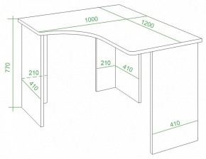 Стол письменный Домино Lite СКЛ-Угл120 в Добрянке - dobryanka.mebel24.online | фото 4