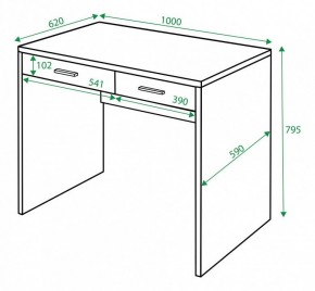 Стол письменный Домино СП-22С в Добрянке - dobryanka.mebel24.online | фото 3