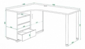 Стол письменный Домино СР-145СМ в Добрянке - dobryanka.mebel24.online | фото 5
