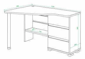 Стол письменный Домино СР-322С в Добрянке - dobryanka.mebel24.online | фото 2