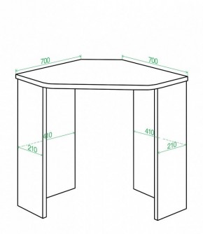 Стол письменный Нельсон Lite СКЛ-Угл70 в Добрянке - dobryanka.mebel24.online | фото 2