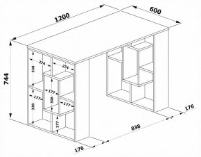 Стол письменный СПм-15 в Добрянке - dobryanka.mebel24.online | фото 2